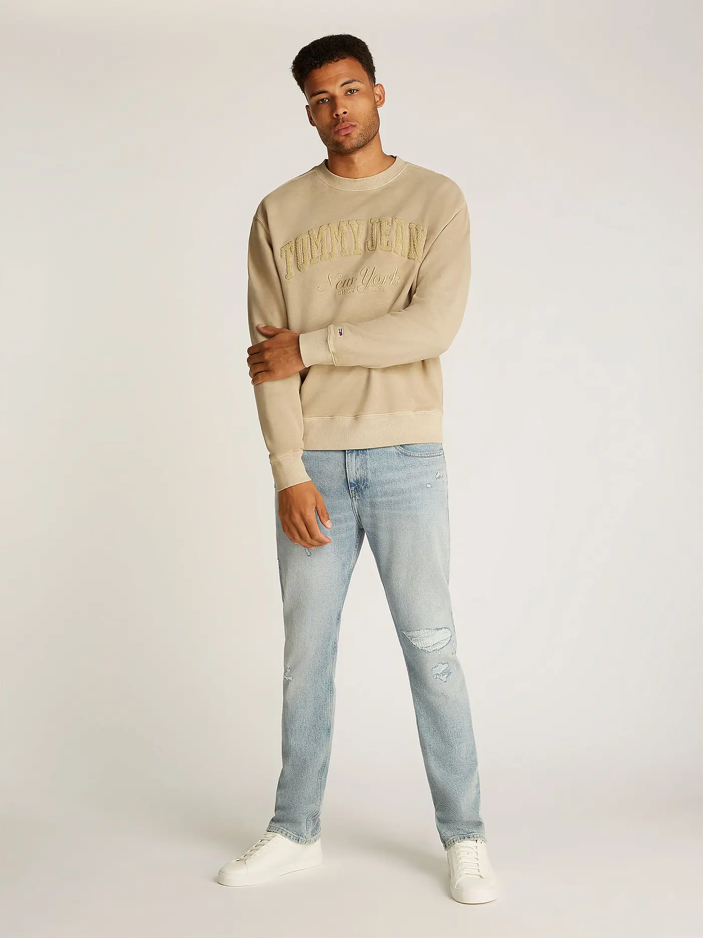 TOMMY JEANS | Pullover | beige